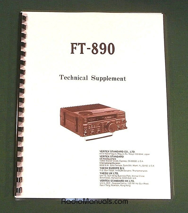 Yaesu FT-890 Technical Supplement